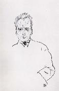 Egon Schiele, Portrait of anton webern